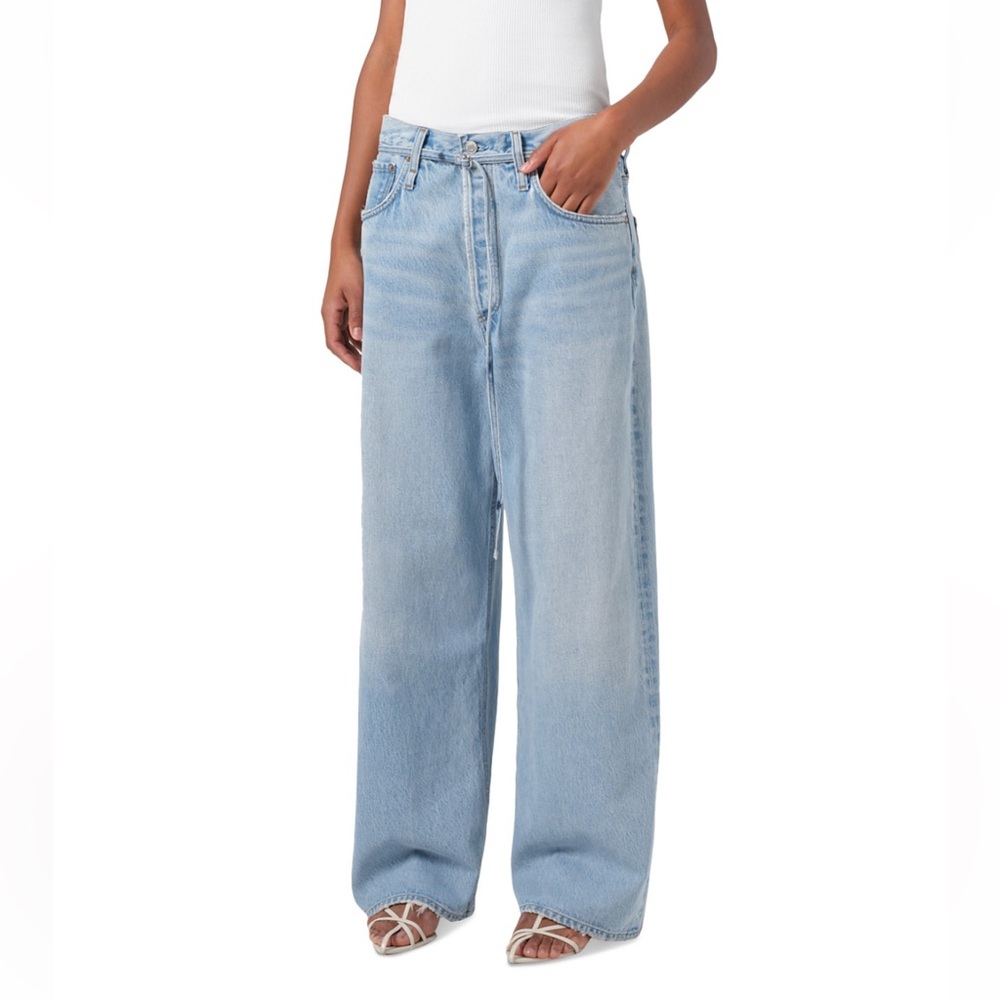 NWT AGOLDE Emmi Wide Leg High Rise Jeans Size 28